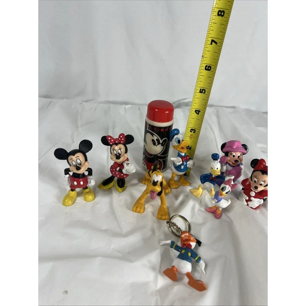 Lot Of 8 VTG‎ Disney PVC Plastic Figures Mickey Mouse & Friends Cake Toppers